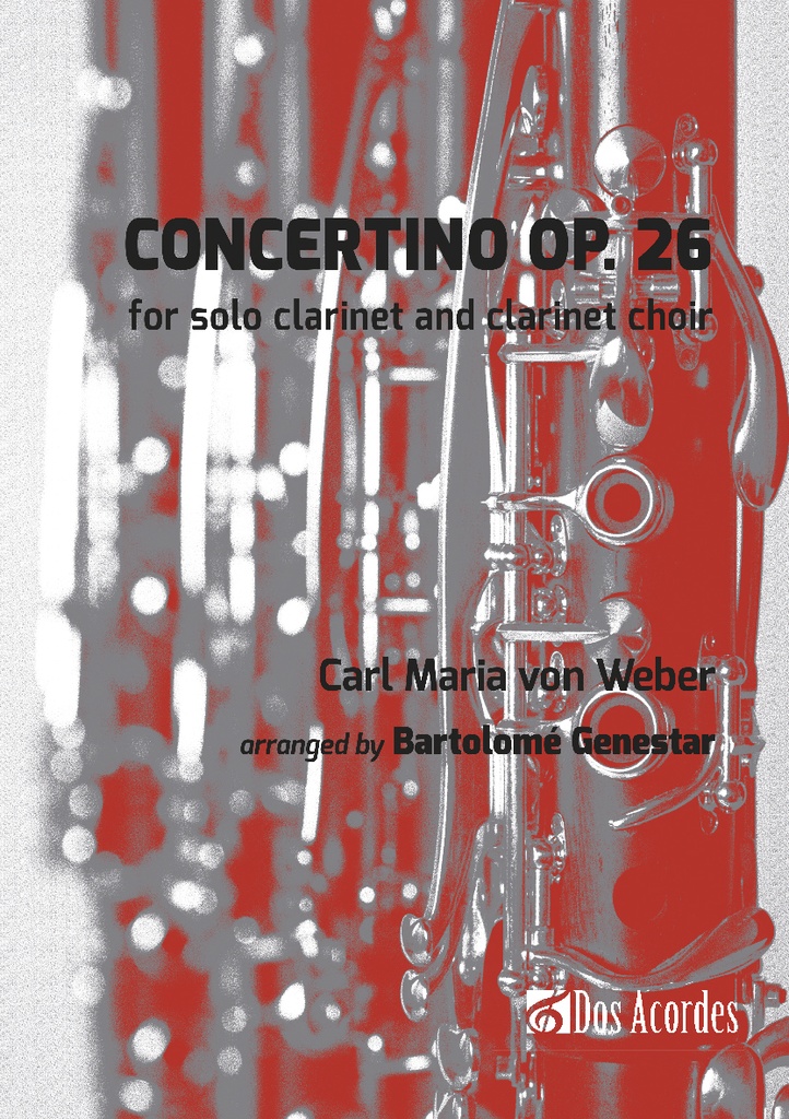 Concertino for solo clarinet and clarinet chor, op. 26, by Carl Maria von Webern