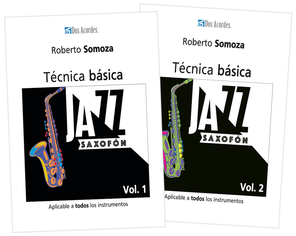 ¡PACK! 'Jazz saxofón, vol. 1' and 'Jazz saxofón, vol. 2'
