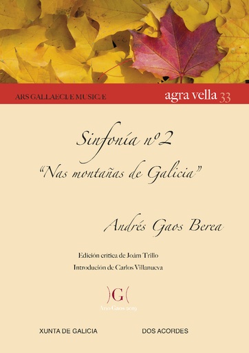 Andrés Gaos: 'Nas montañas de Galicia', symphony no. 2