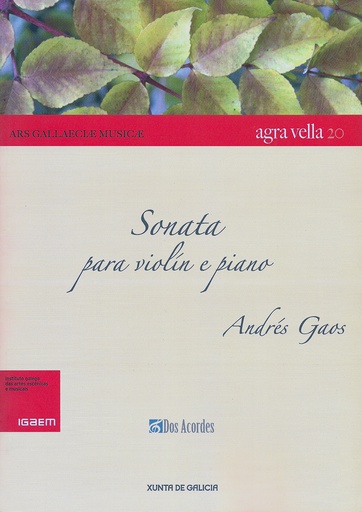 Sonata for violin and piano