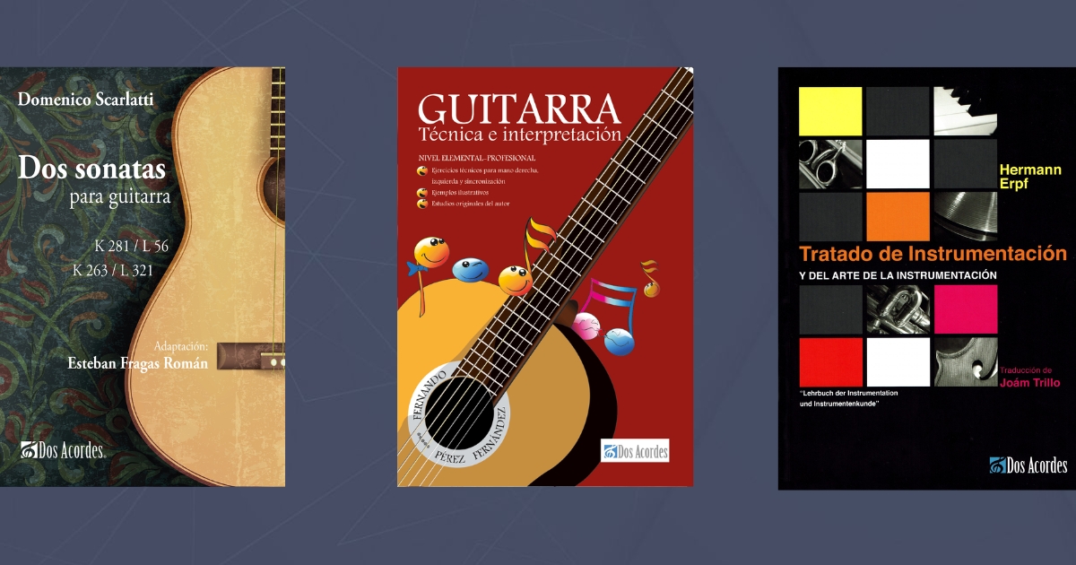 Dos sonatas para guitarra, Guitarra: técnica e interpretación y el Tratado de Instrumentación y del Arte de la Instrumentación.